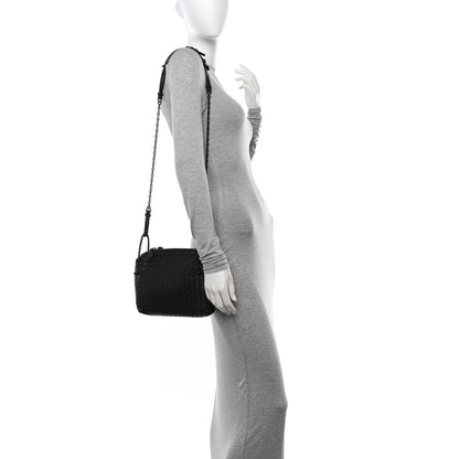 Bottega Veneta Nappa Intrecciato Nodini Bag Black 3 of 11