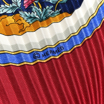 Hermes Silk Plisse Qu' Importe Le Flacon Scarf 4 of 5
