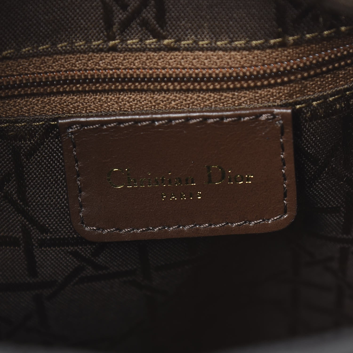 Christian Dior Nylon Cannage Medium Lady Dior Black 5 of 9