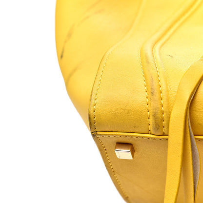 Celine Supple Calfskin Medium Phantom Luggage Yellow 12 of 24