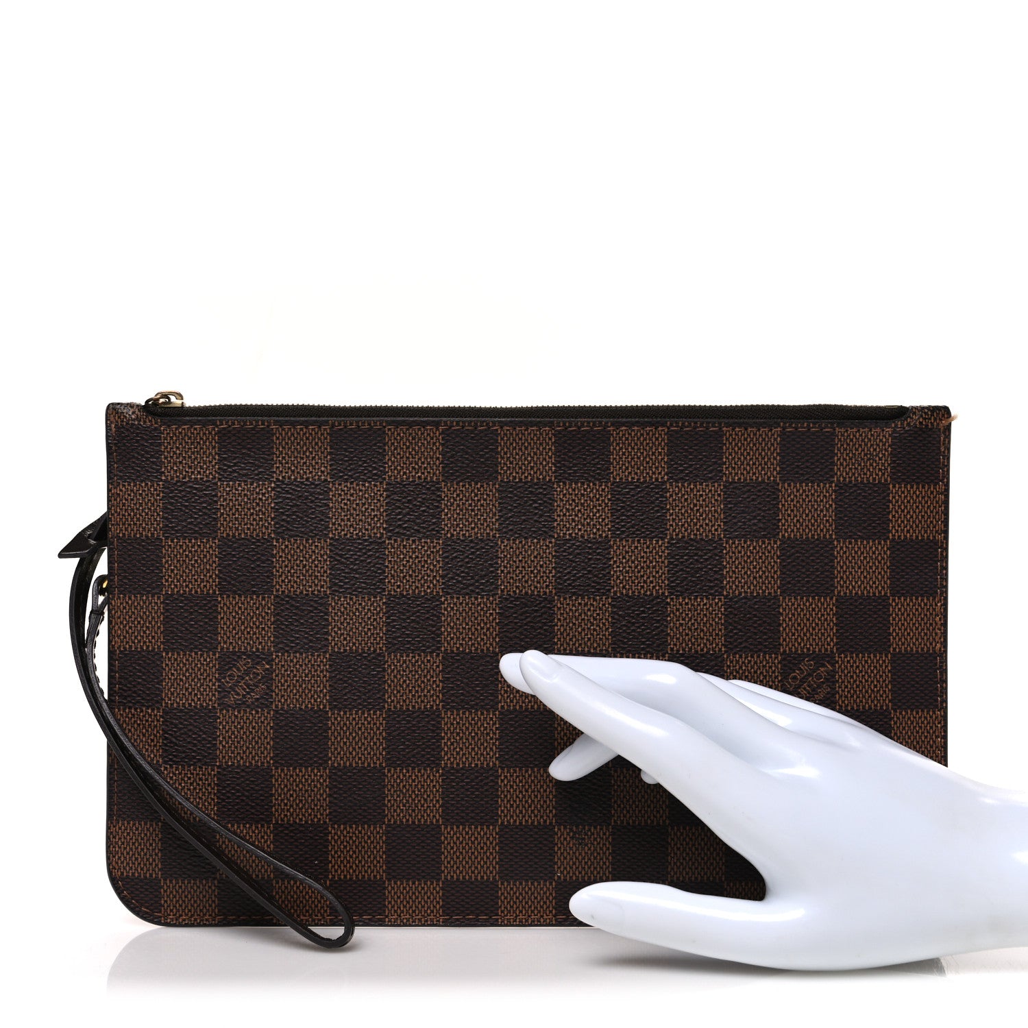 Louis Vuitton Damier Ebene Neverfull MM GM Pochette 2 of 10