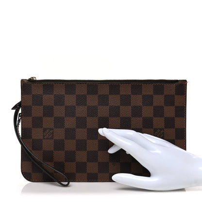 Louis Vuitton Damier Ebene Neverfull MM GM Pochette 2 of 10
