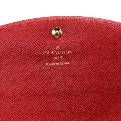 Louis Vuitton Damier Ebene Caissa Wallet Cherry 6 of 9