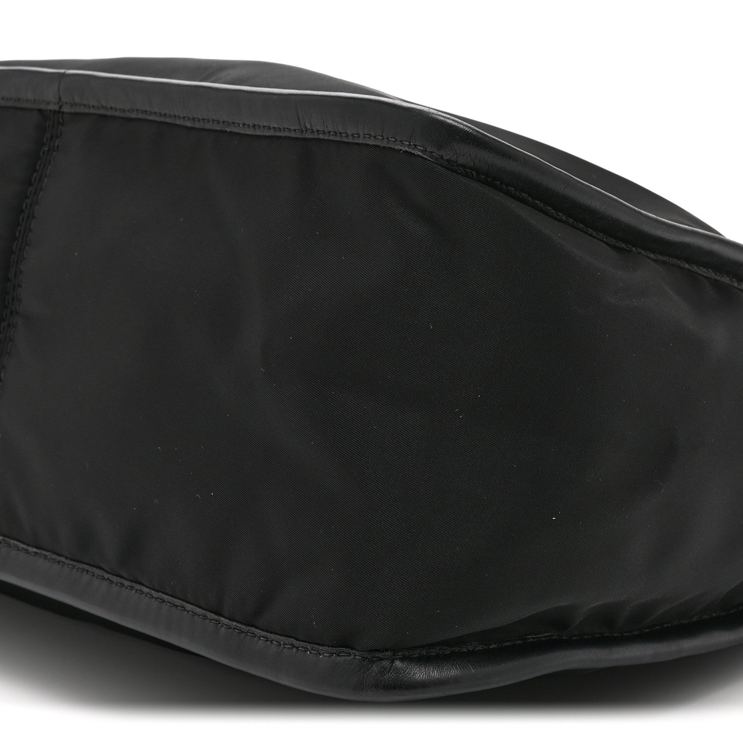 Prada Tessuto Nylon Zip Hobo Black 10 of 10