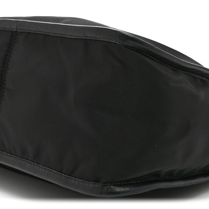 Prada Tessuto Nylon Zip Hobo Black 10 of 10