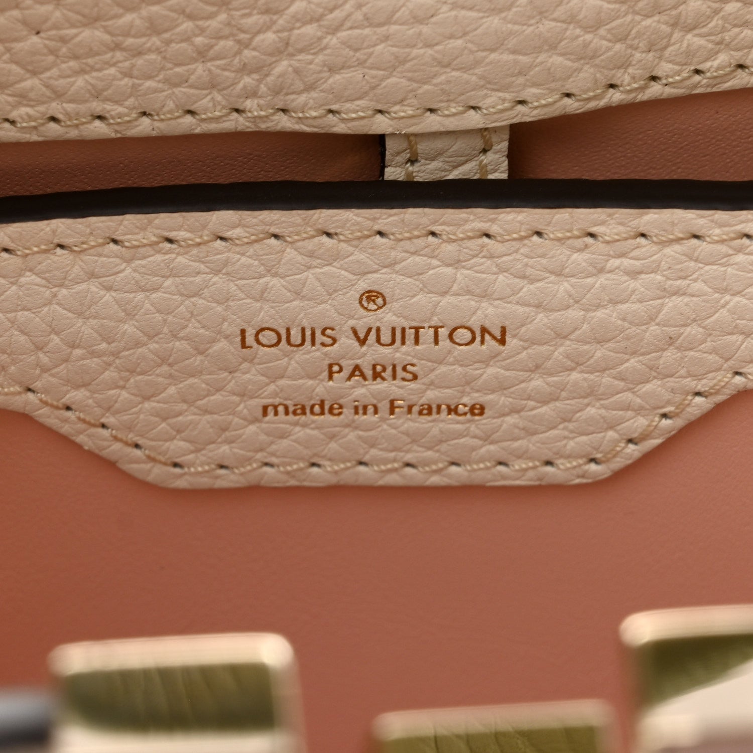 Louis Vuitton Taurillon Gradient Capucines BB Asnieres Green Rose 6 of 10