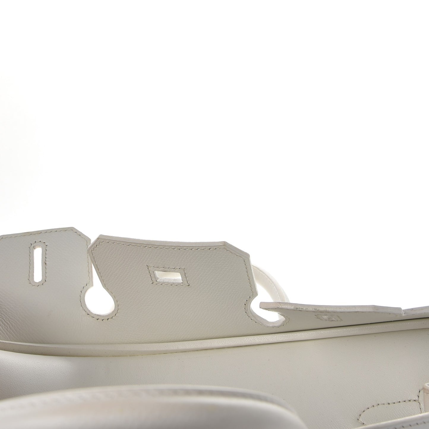 Epsom Birkin 30 White