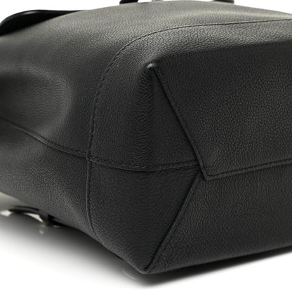 Louis Vuitton Calfskin Lockme Backpack Black 8 of 14