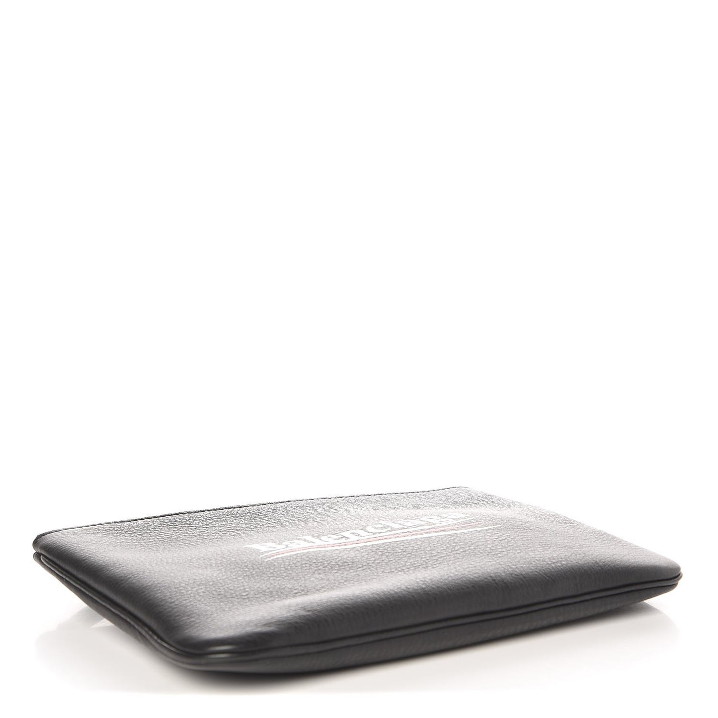 Calfskin Political Campaign Logo Pouch Black