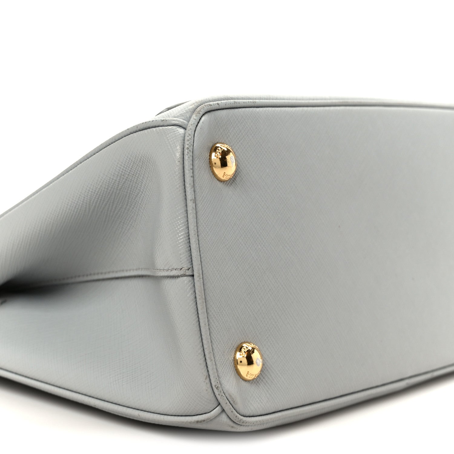 Prada Saffiano Lux Small Galleria Double Zip Tote Granito 9 of 10