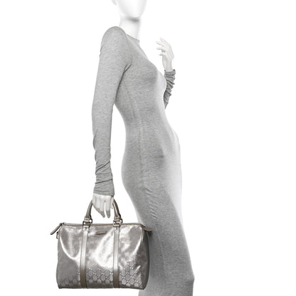 Gucci Imprime Monogram Medium Joy Boston Silver 2 of 14