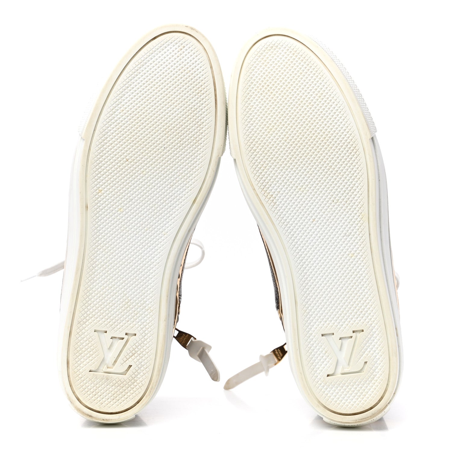 Louis Vuitton Patent Monogram Stellar Sneaker Boots 38 Gold 6 of 9