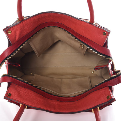 Chloe Calfskin Dree Shoulder Bag Red 7 of 8