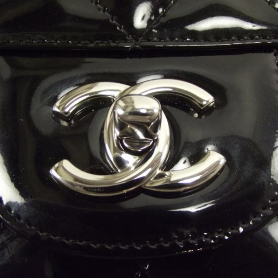 Patent Jumbo Flap Black