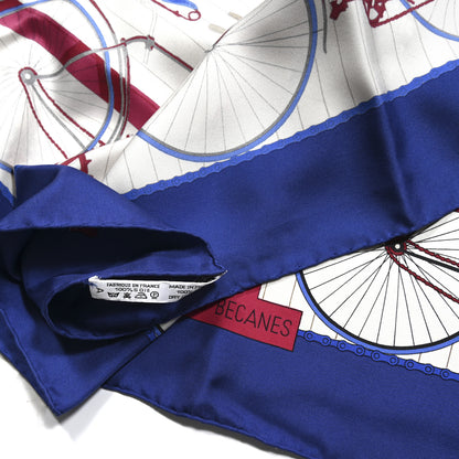 Hermes Silk Vintage Les Becanes Scarf 90 3 of 7