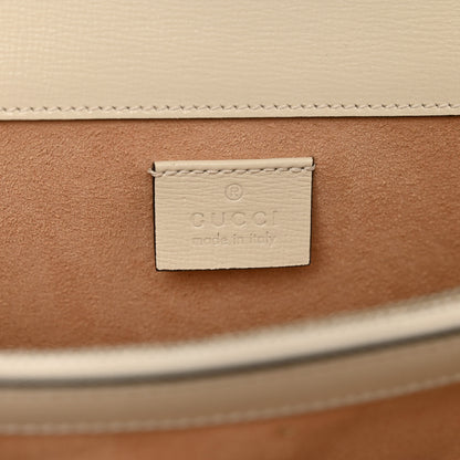 Gucci Calfskin Snakeskin Enamel Small Dionysus Shoulder Bag White Beige Electric Blue 7 of 13