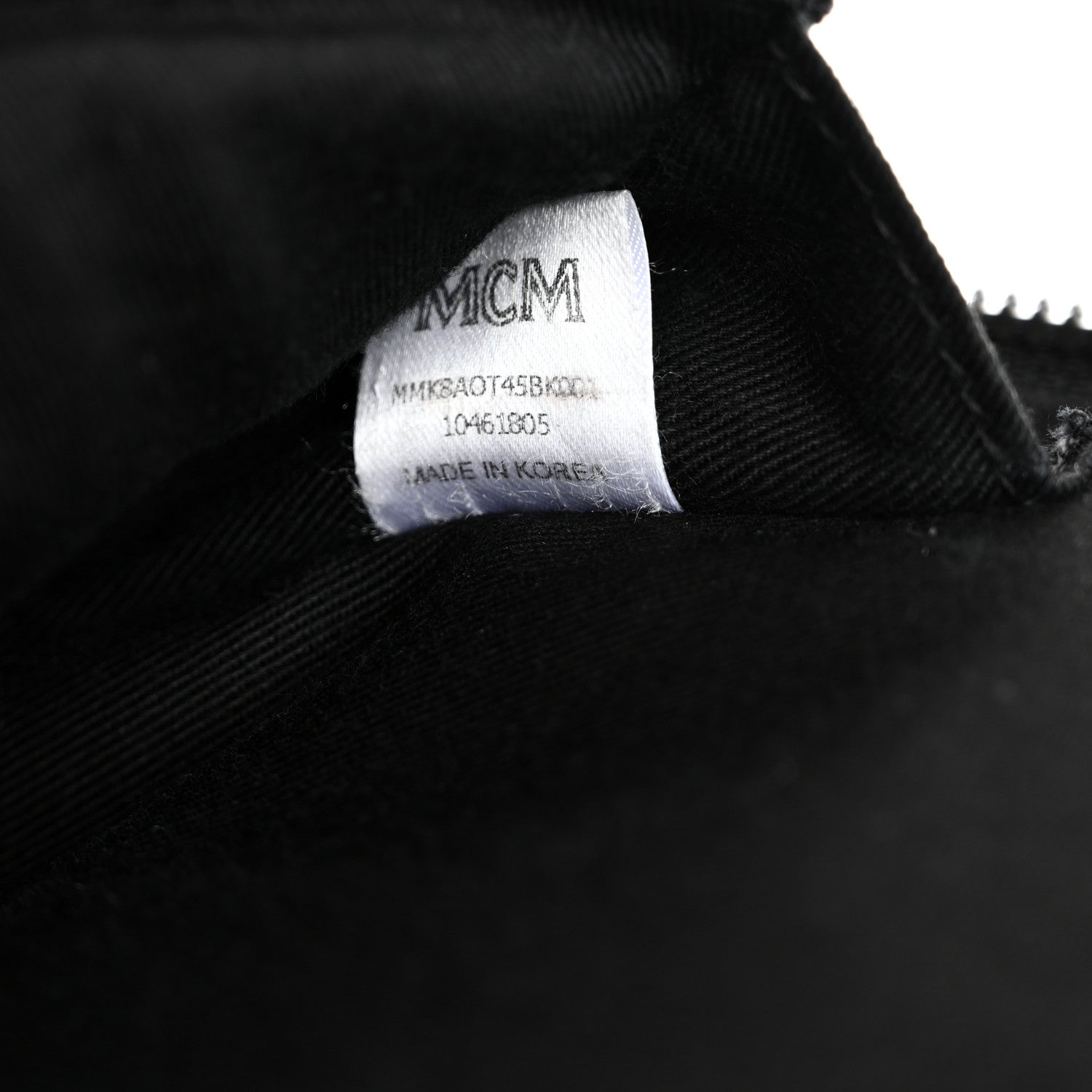 MCM Calfskin Ottomar Monogram Duke Backpack Black 8 of 12