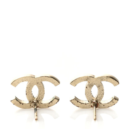 Chanel Crystal CC Earrings Gold 5 of 6