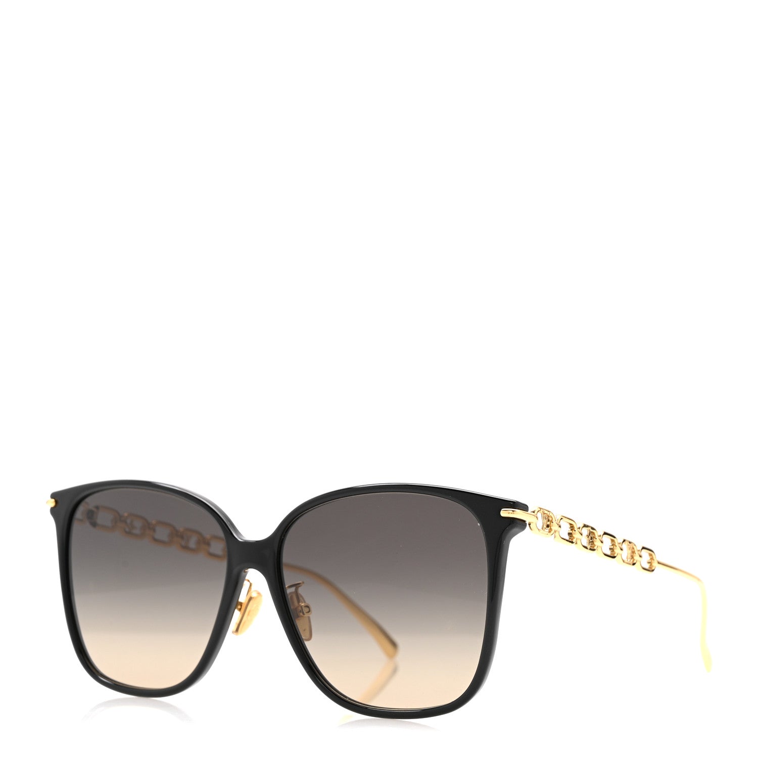 LOUIS VUITTON ルイヴィトン マイ LV チェーン トゥー・クラシック スクエア ブラックレンズ Z1911U ゴールド金具 My LV Chain Two Classique Square Sunglasses S00 - Accessories