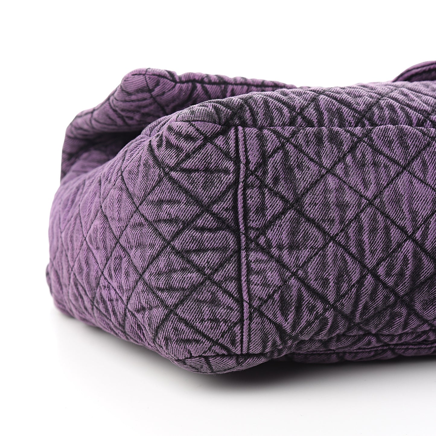 Denim Quilted Denimpression XXL Flap Purple Black