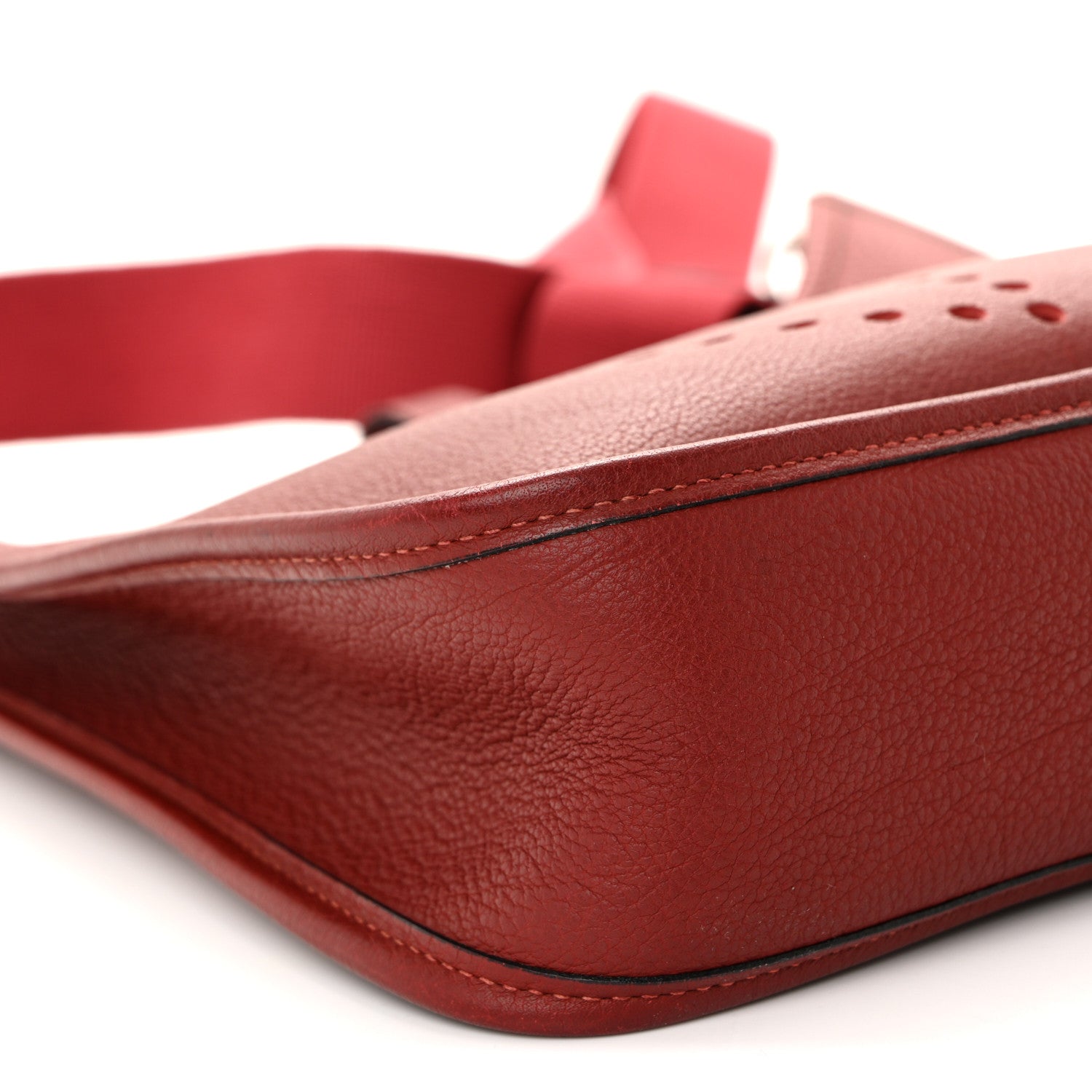 Hermes Buffle Skipper Evelyne PM Rouge Garance 9 of 10