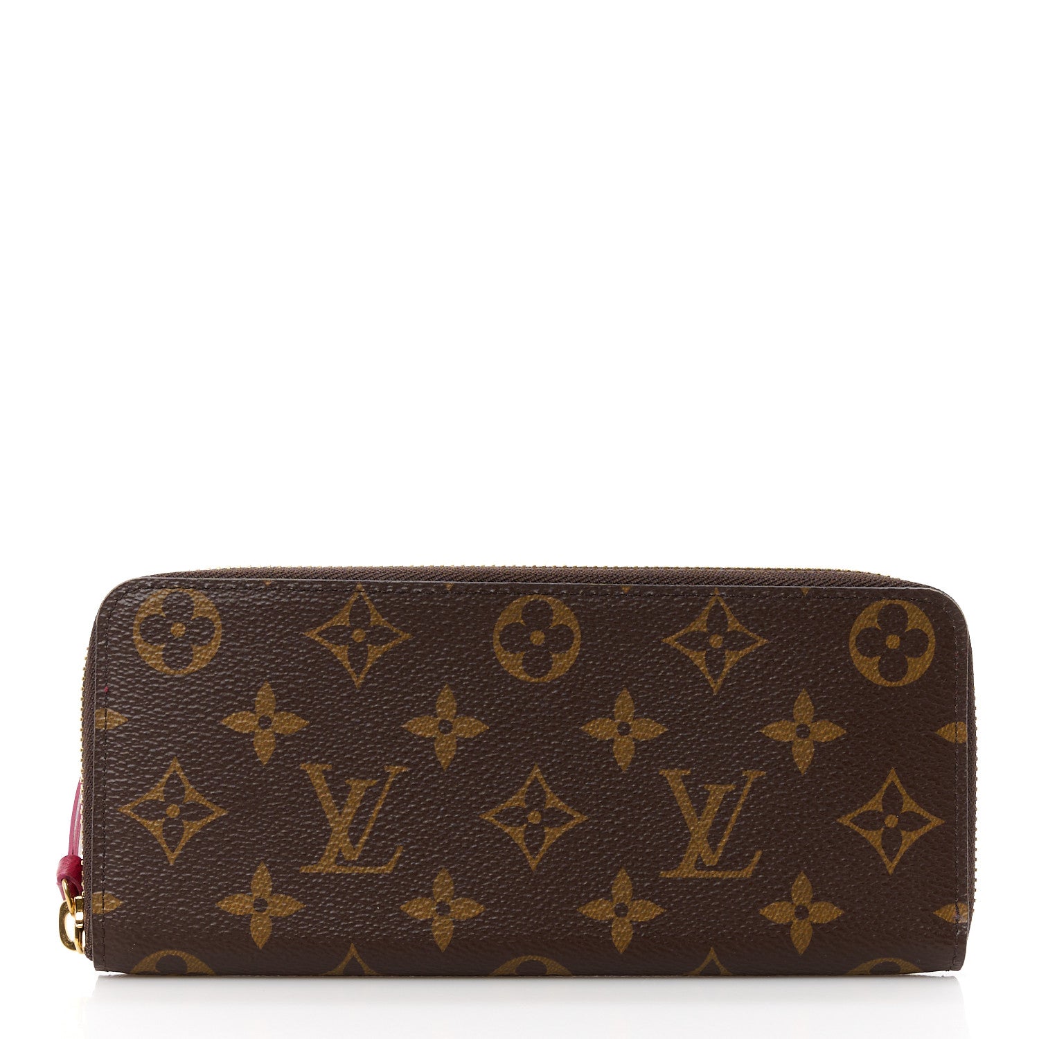 Louis Vuitton Monogram Clemence Wallet Fuchsia 1 of 10