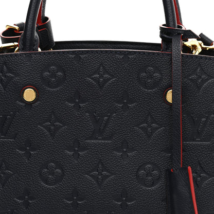 Louis Vuitton Empreinte Montaigne BB Marine Rouge 7 of 7
