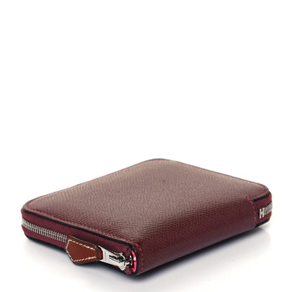 Hermes Epsom Silk'In Compact Wallet Rouge H 3 of 8
