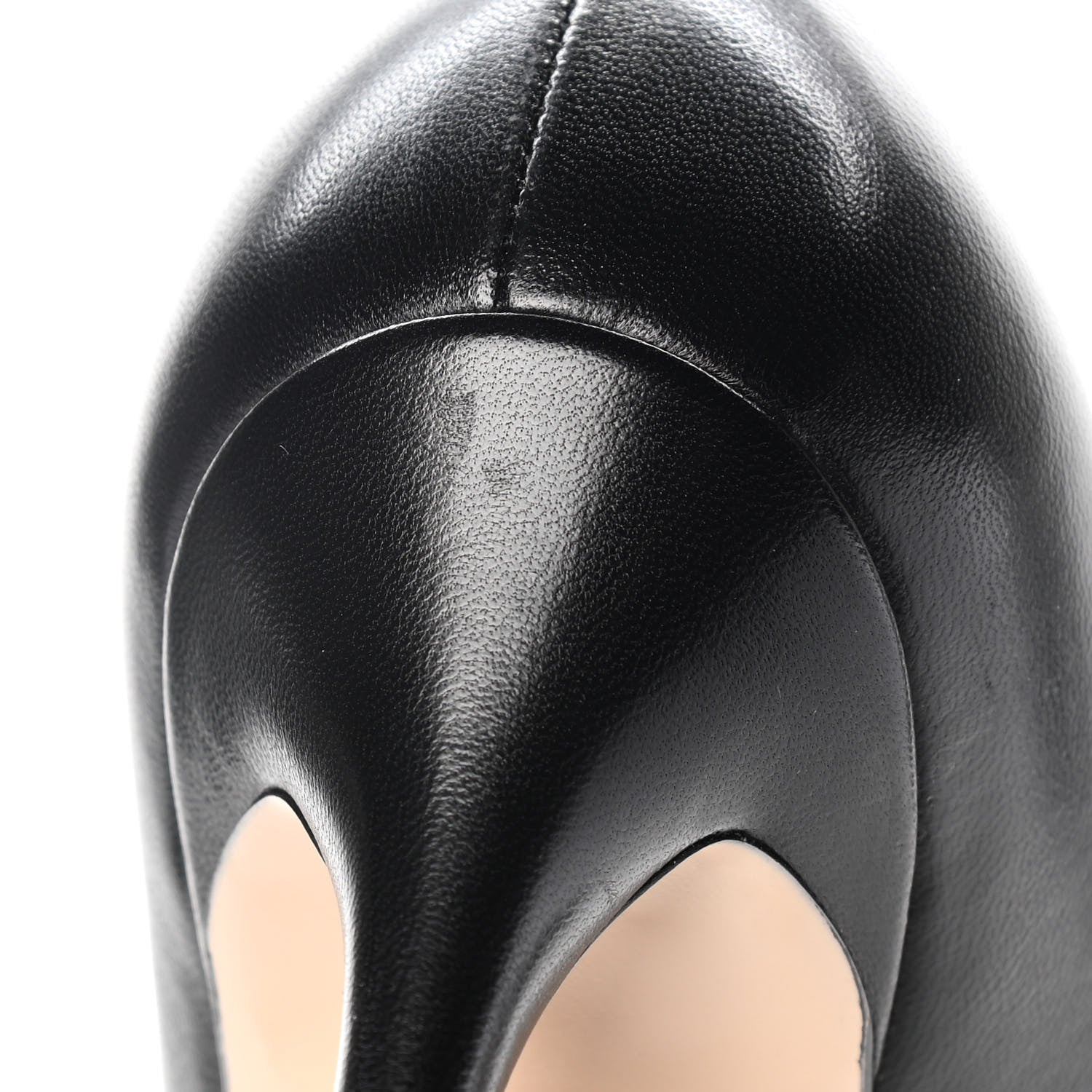 Gucci Nappa Queen Margaret Mid Heel Pumps 41 Black 12 of 16