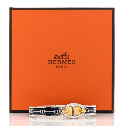 Hermes Enamel Mini Farandole Clic Chaine d'Ancre Bracelet PM Lilas 5 of 5