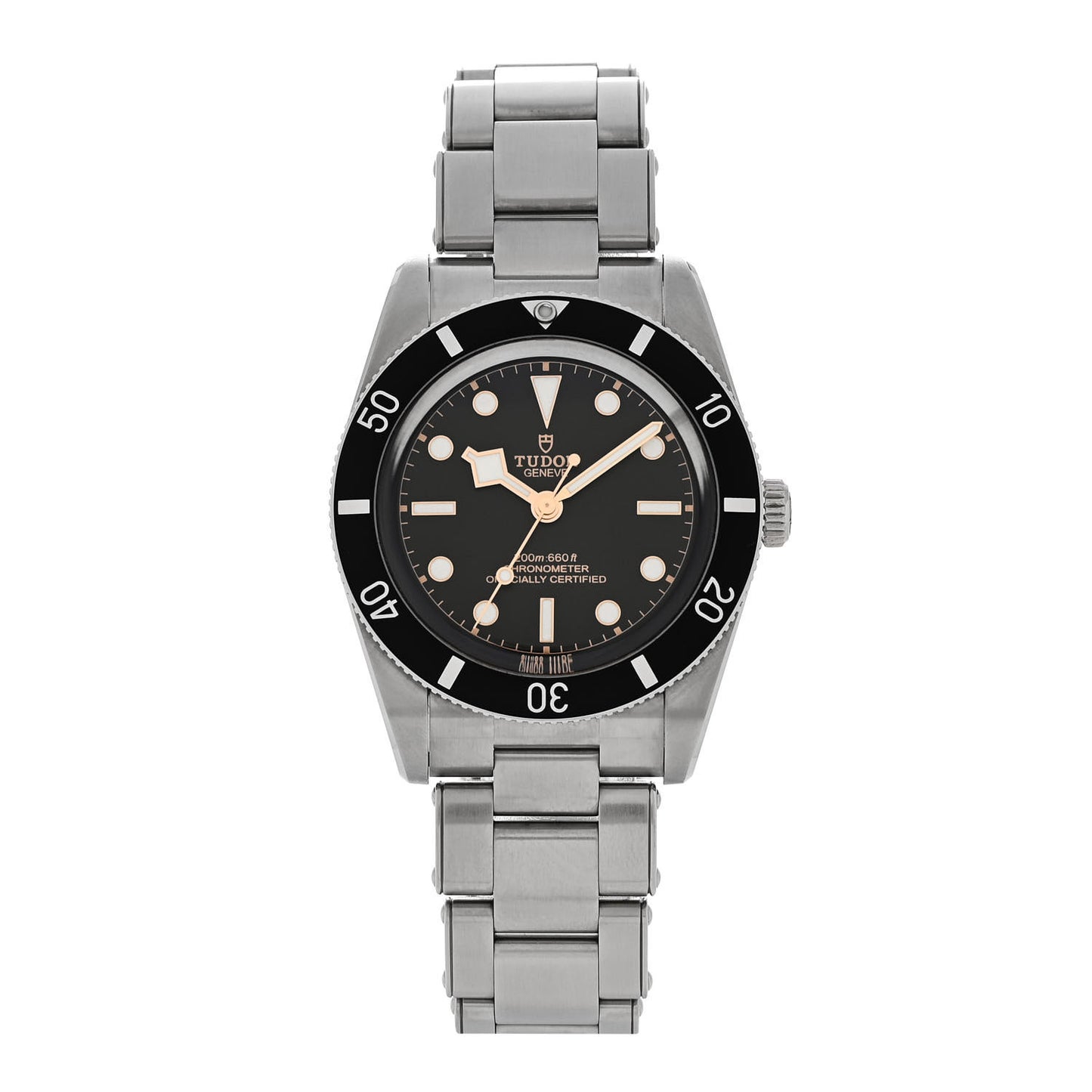 Stainless Steel 37mm Black Bay Fifty Four Automatic Watch Black 79000N