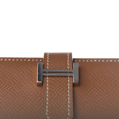 Hermes Epsom Mini Bearn Wallet Gold 6 of 7
