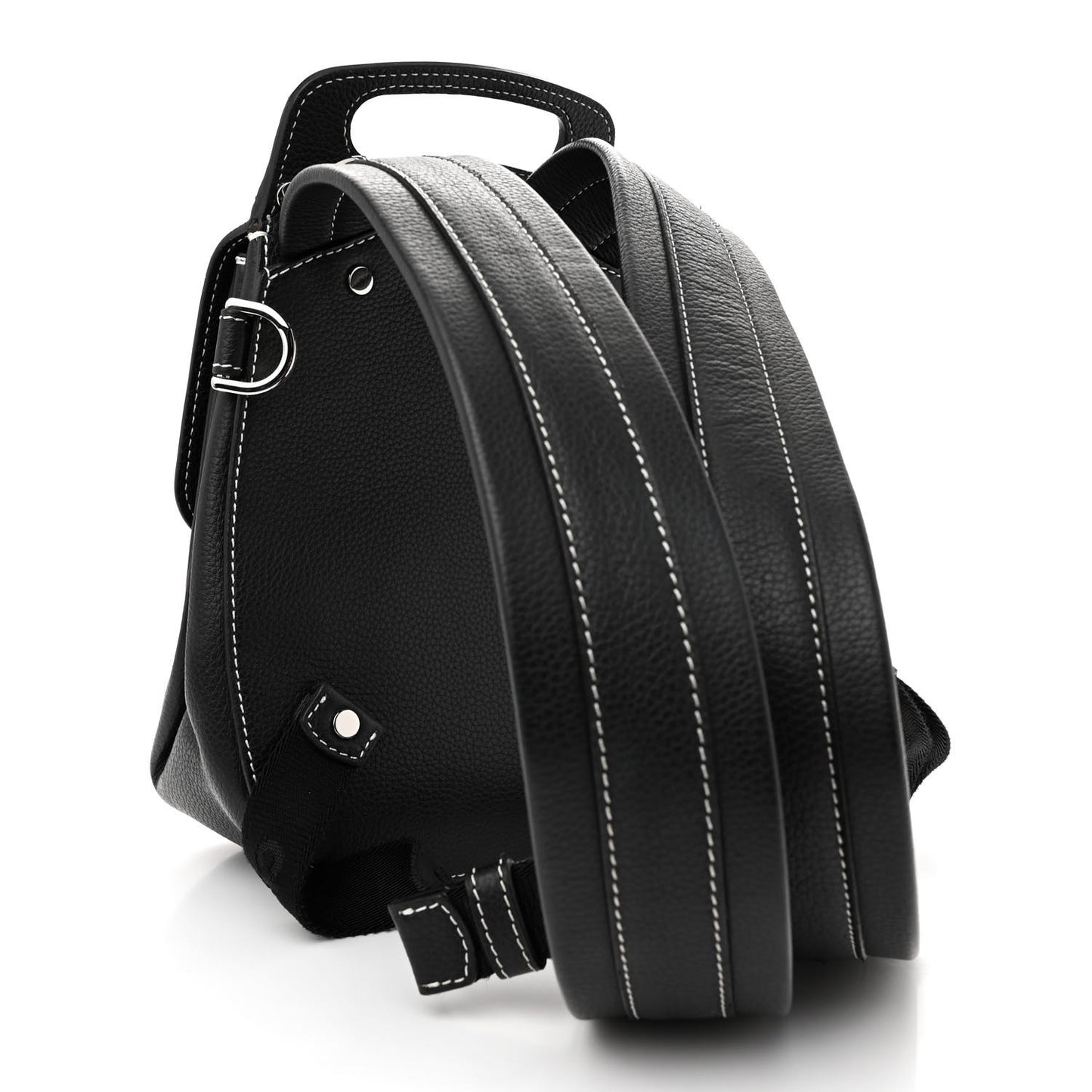 Grained Calfskin Mini Gallop Backpack Black