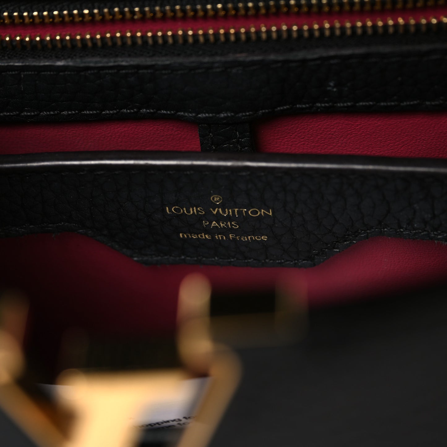 Taurillon Capucines PM Black