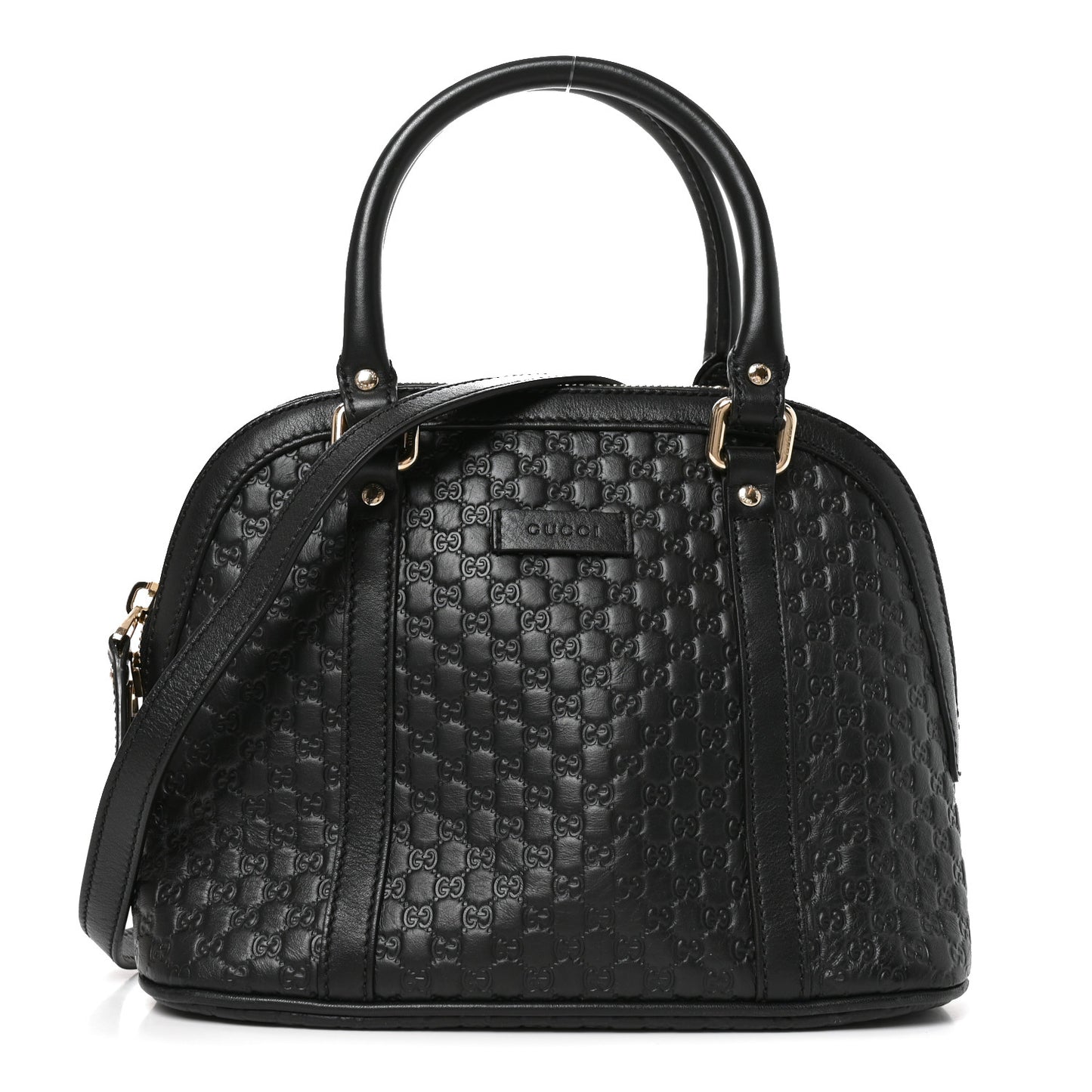 Microguccissima Mini Dome Bag Black