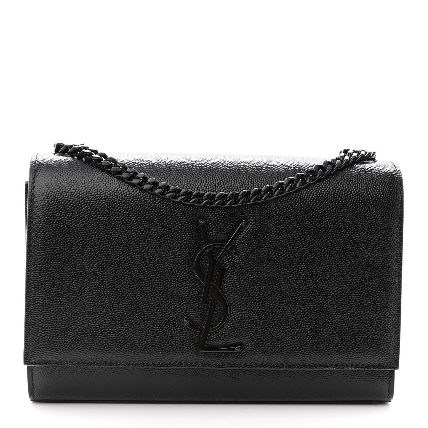 Grain De Poudre Small Monogram Kate Satchel Black