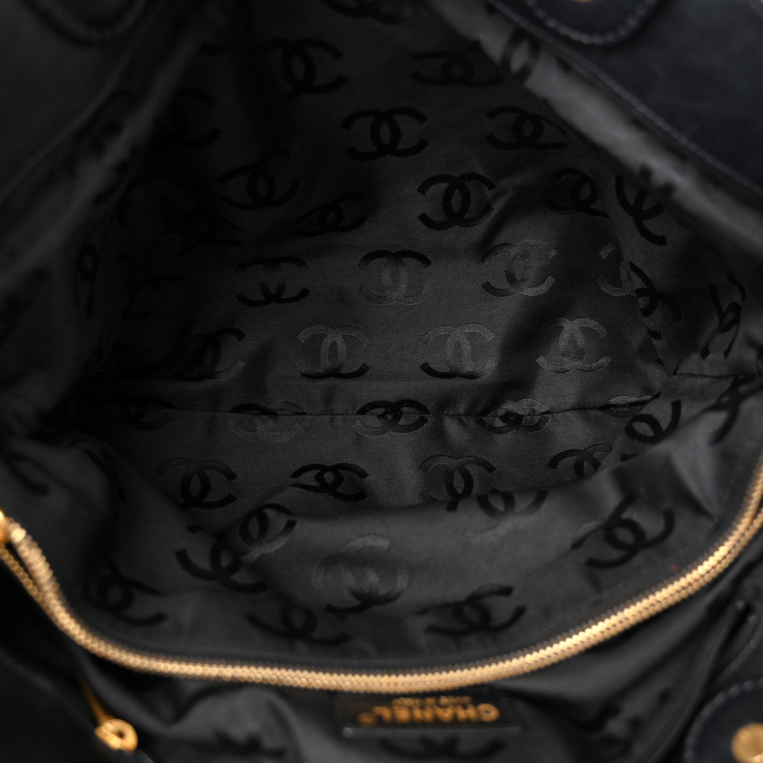 Chanel Straw Raffia Tote Black 5 of 12