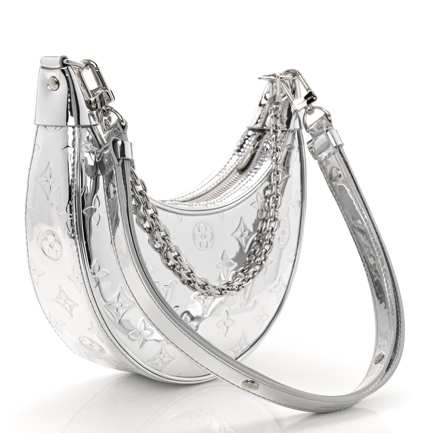 Louis Vuitton Monogram Miroir Loop PM Silver 3 of 11
