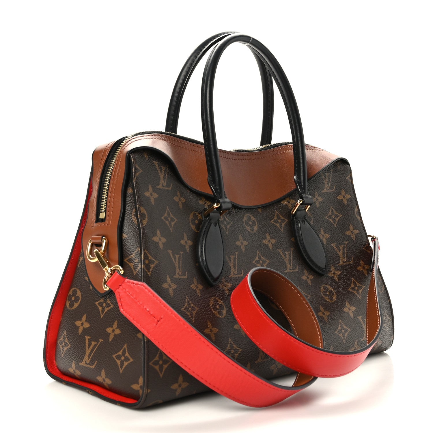 Louis Vuitton Monogram Tuileries Caramel Rouge 3 of 8
