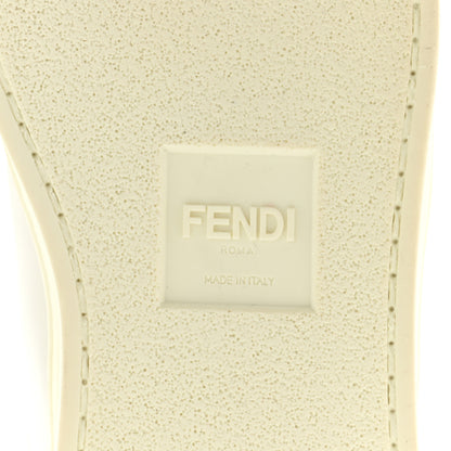 Fendi Vitello Rockoclick Slip On Sneakers 35 White Multicolor 7 of 10