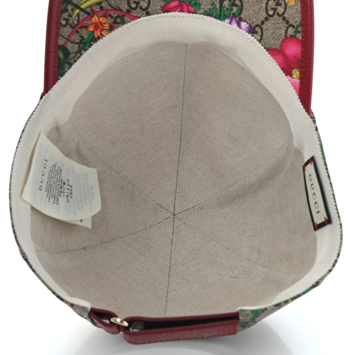 GG Supreme Flora Claudia Baseball Hat 59 XL Red