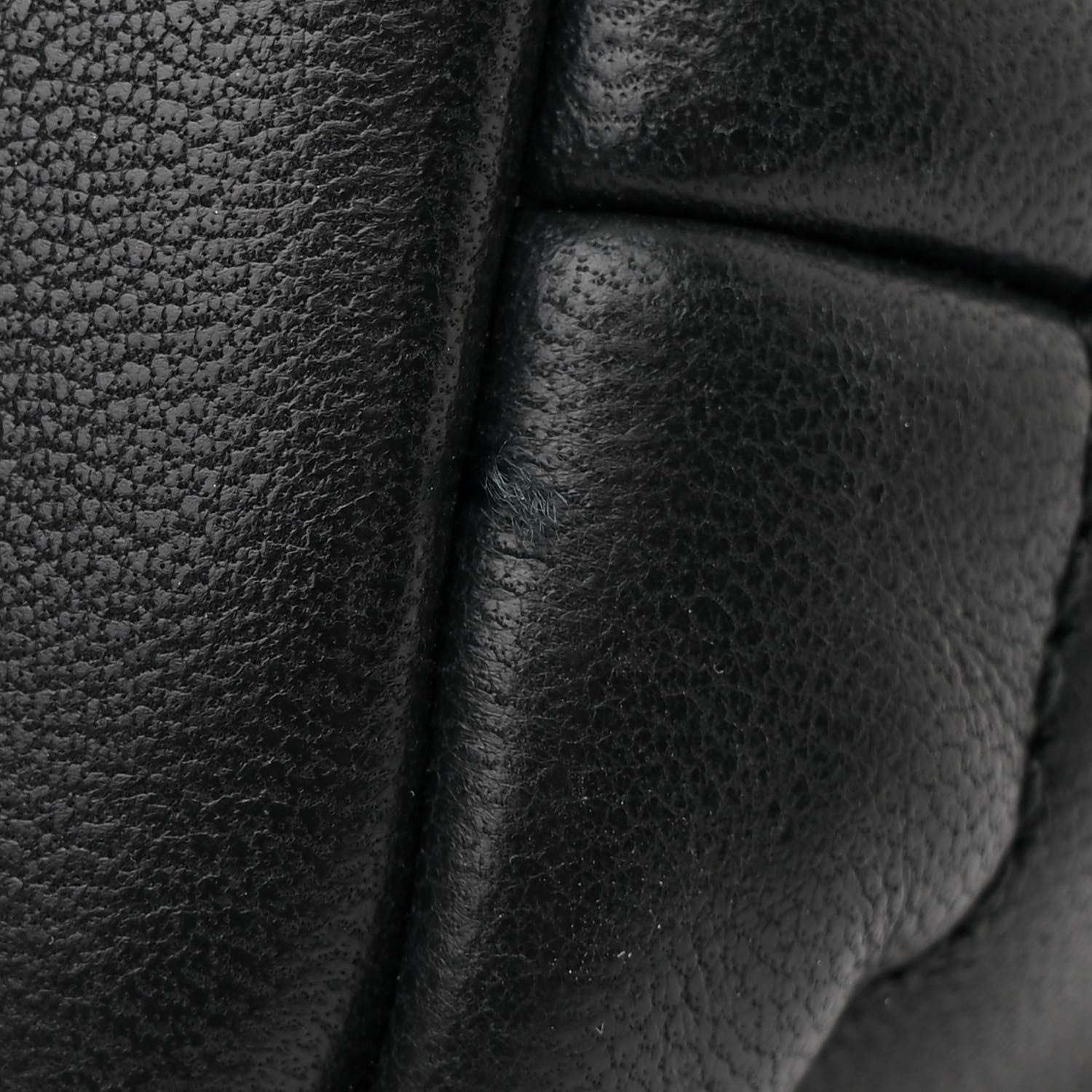 Saint Laurent Lambskin Quilted Toy Loulou Puffer Monogram Chain Satchel Black 11 of 11