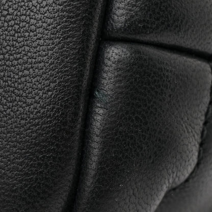 Saint Laurent Lambskin Quilted Toy Loulou Puffer Monogram Chain Satchel Black 11 of 11