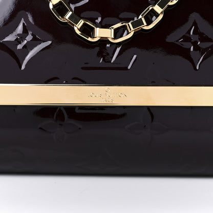 Louis Vuitton Vernis Ana Clutch Amarante 8 of 10