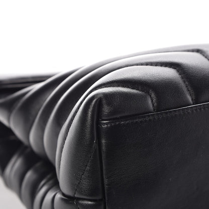 Saint Laurent Calfskin Y Quilted Monogram Medium Loulou Chain Satchel Black 9 of 14