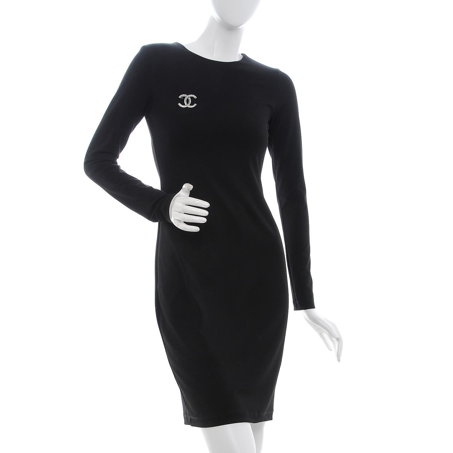 Ruthenium Crystal CC Brooch Grey