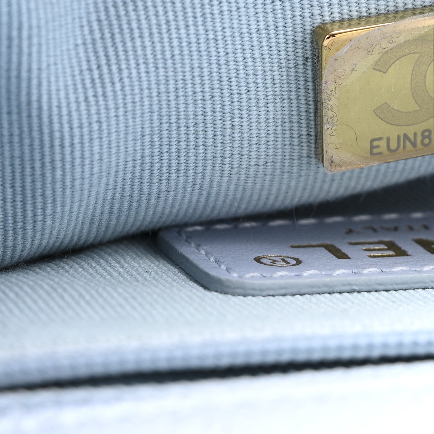 Chanel Iridescent Caviar Quilted Mini My Perfect Flap Light Blue 7 of 10