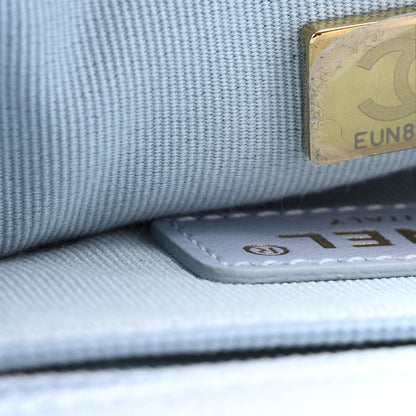 Chanel Iridescent Caviar Quilted Mini My Perfect Flap Light Blue 7 of 10