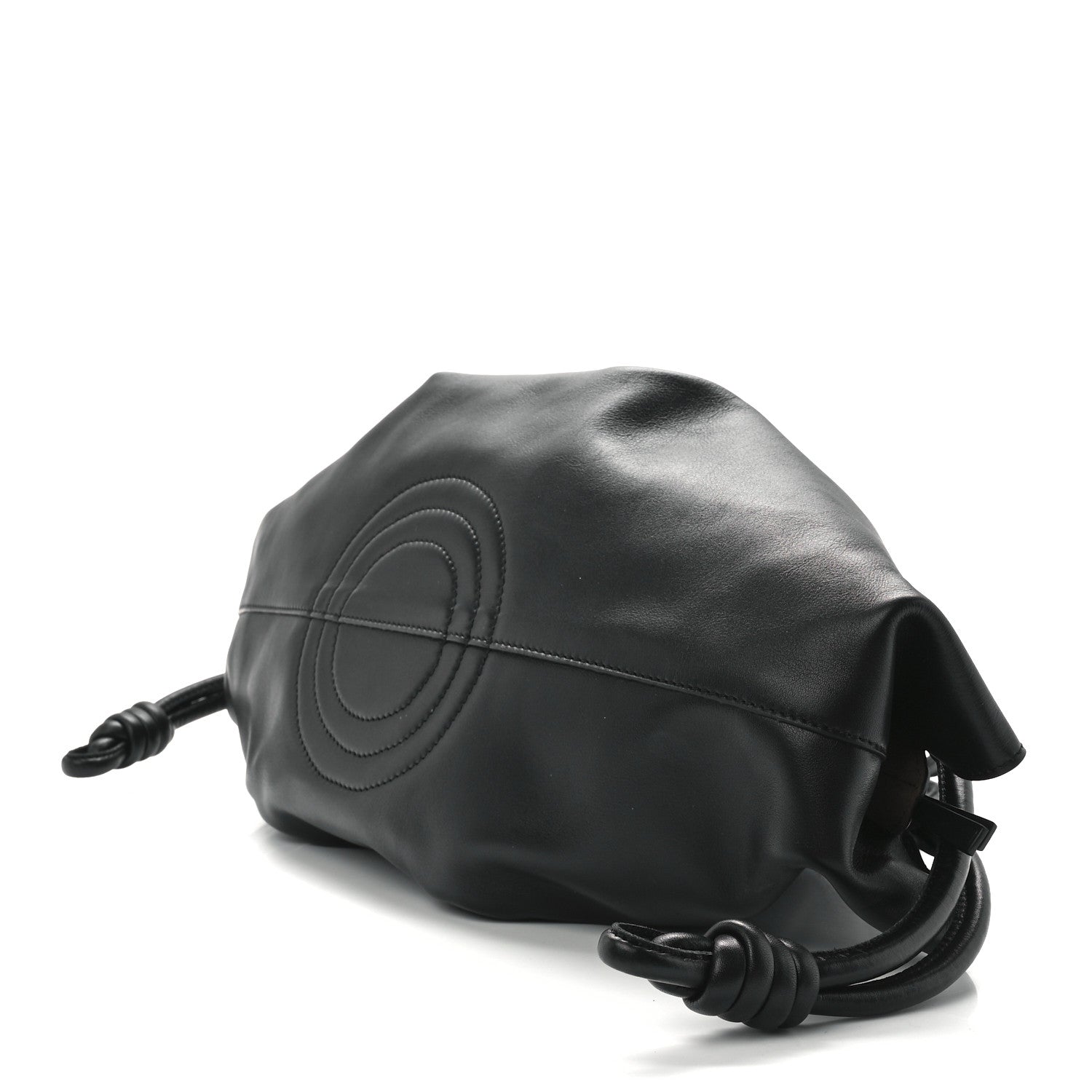 Loewe Shiny Nappa Calfskin Paseo Bag Black 8 of 11