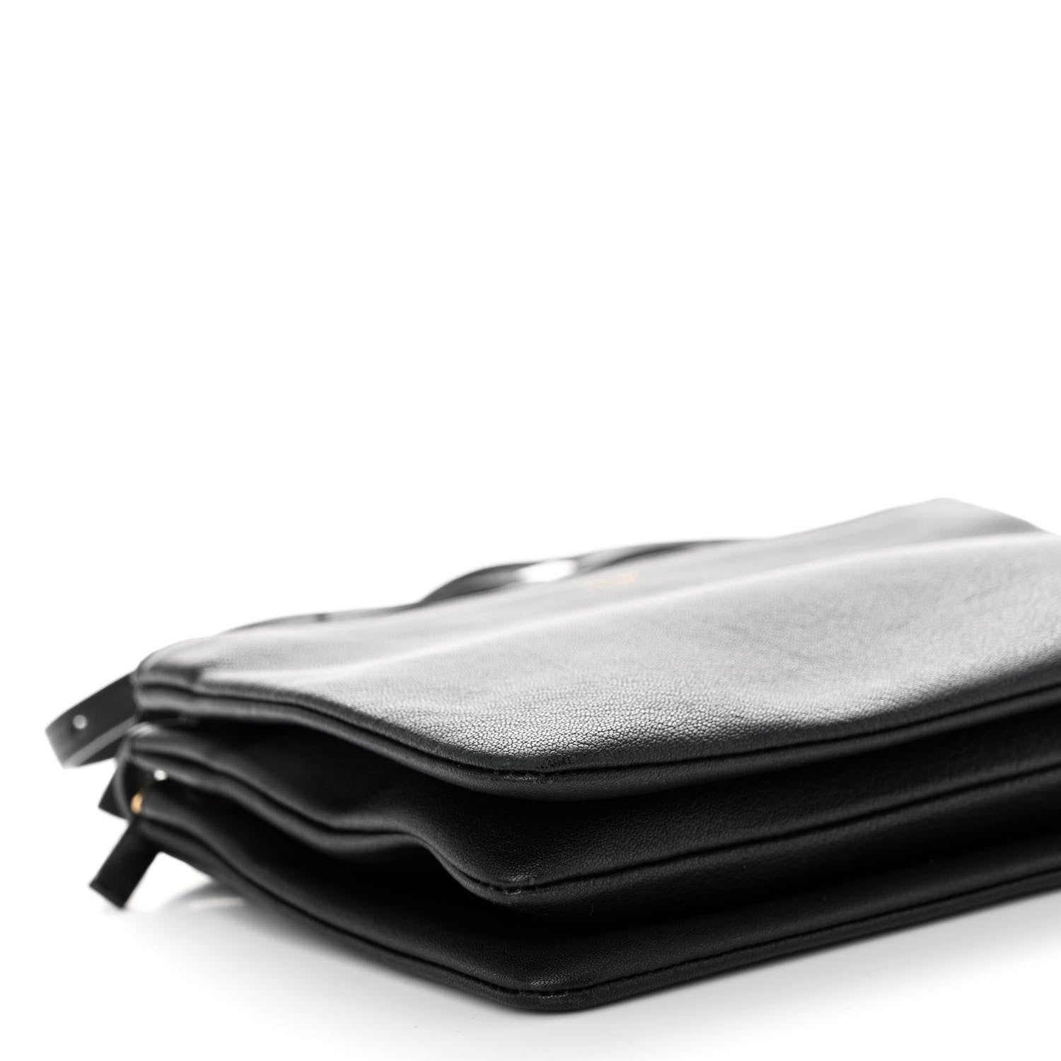 Celine Goatskin Small Trio Crossbody Bag Black 10 of 11
